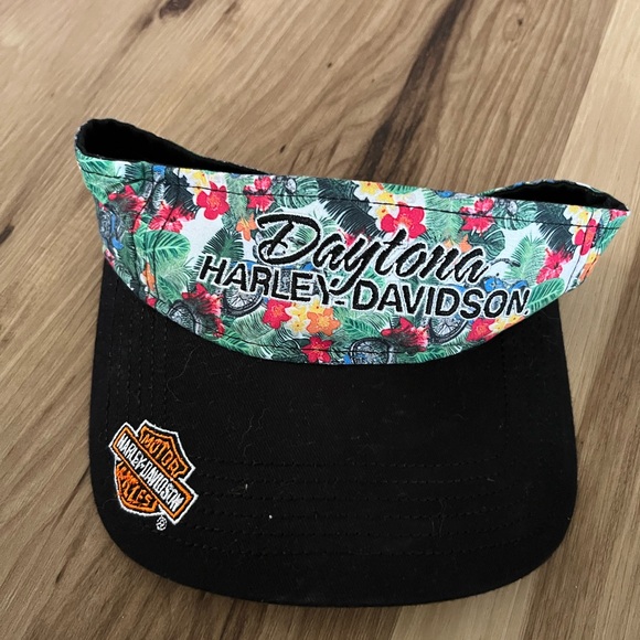 Harley Davidson Daytona Women’s Floral Sun Visor Hat